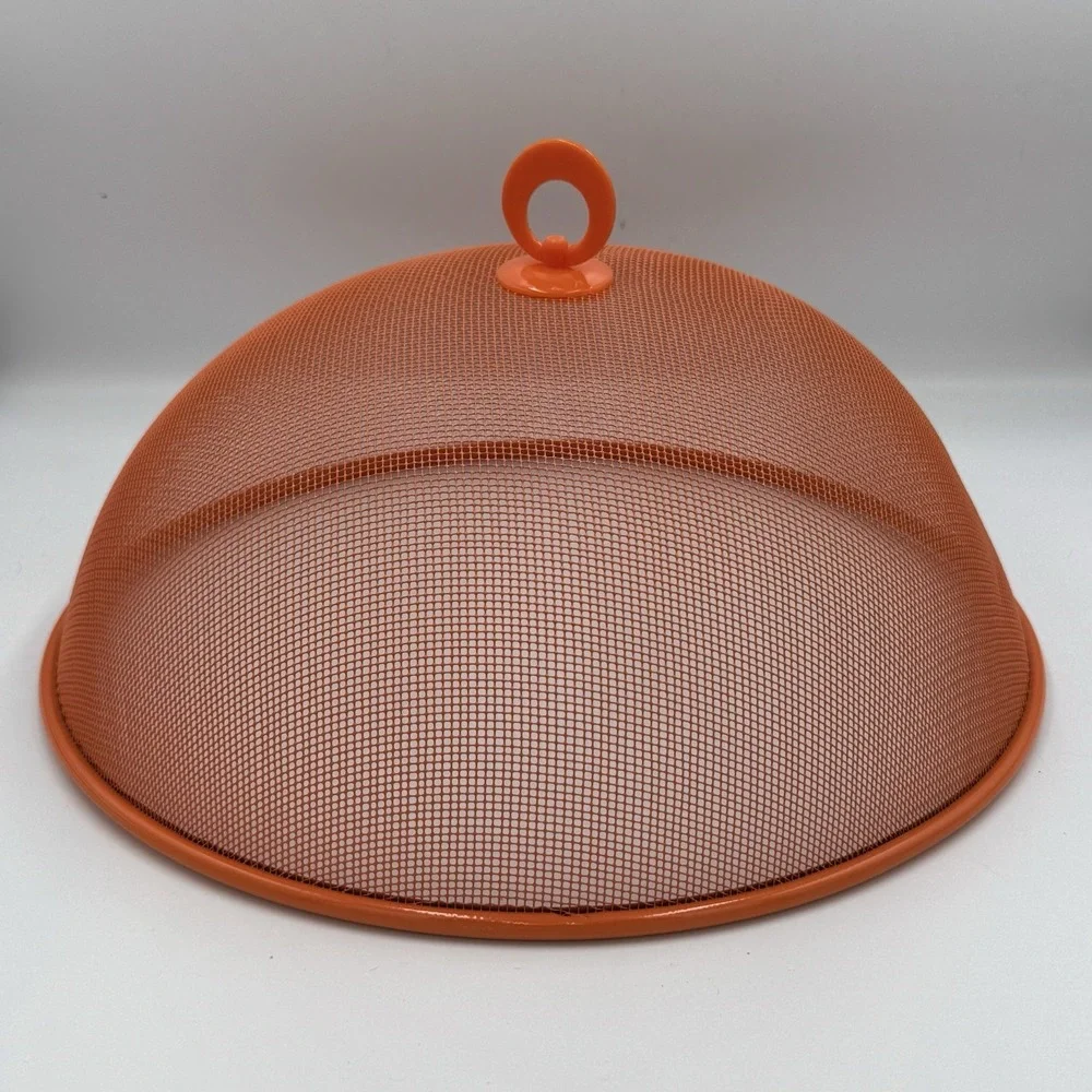 Orange Domed  Food‎ Cover Protective Screen